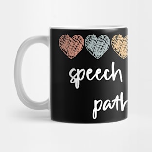 Speech Therapy Rainbow Speech Language Pathologist Therapist Mug